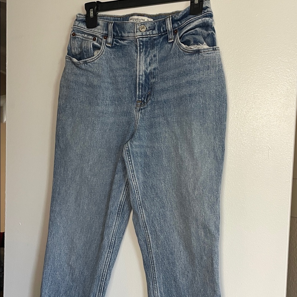 Abercrombie & Fitch Light Blue Straight Leg Jeans